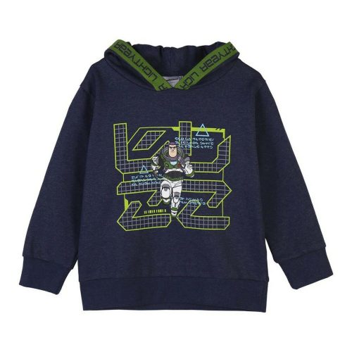 Felpa Con Cappuccio Bambino Buzz Lightyear Azzurro Taglia:4 Anni