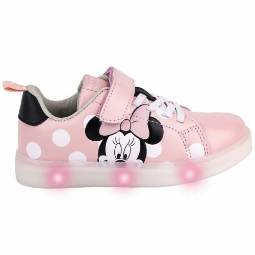 Scarpe Sportive Con Led Minnie Mouse Velcro Rosa Taglia Calzatura:32