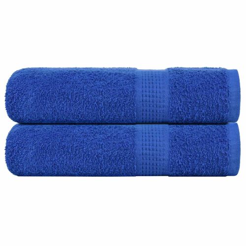 Asciugamani Doccia 2 Pz Blu 70×140 Cm 360 G/m² 100% Cotone