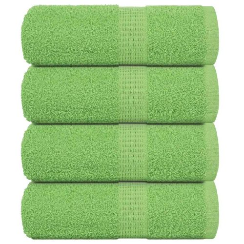 Asciugamani Per Sapone 4 Pz Verde Mela 30×30 Cm 360 G/m² Cotone