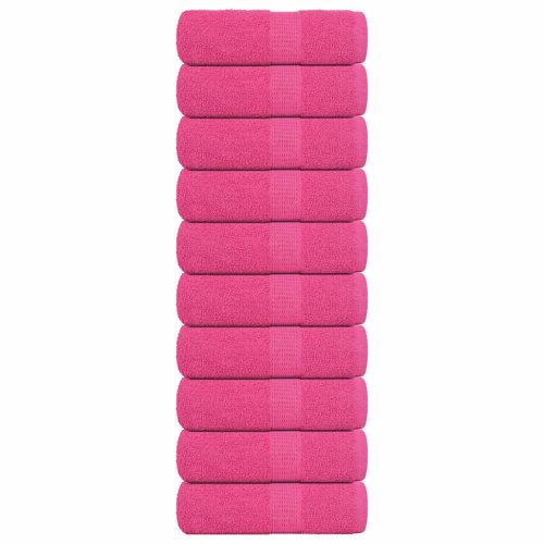 Asciugamani Per Sapone 10 Pz Rosa 30×30 Cm 360 G/m² 100% Cotone