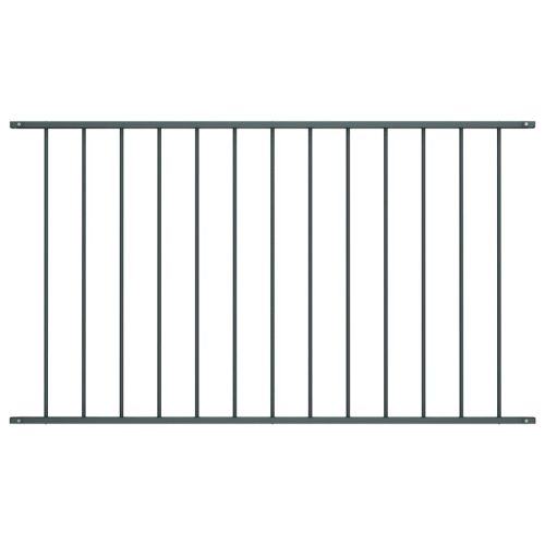 Pannello Di Recinzione Acciaio Verniciato 1,7×1,25 M Antracite