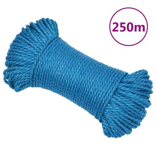 Corda Da Lavoro Blu 3 Mm 250 M In Polipropilene