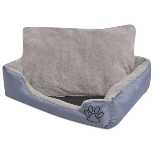 Cuccia Per Cani Con Cuscino Imbottito Taglia L Grigio