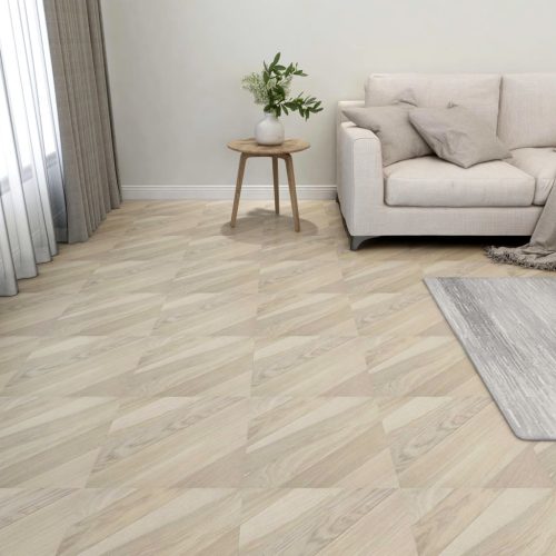 Listoni Pavimenti Adesivi 20 Pz In Pvc 1,86 M² Beige A Strisce