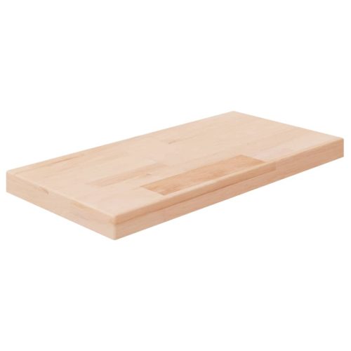 Ripiano 40x20x2,5 Cm Legno Massello Di Rovere Non Trattato