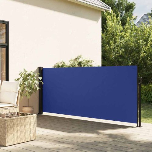 Tenda Da Sole Laterale Retrattile Blu 117×300 cm