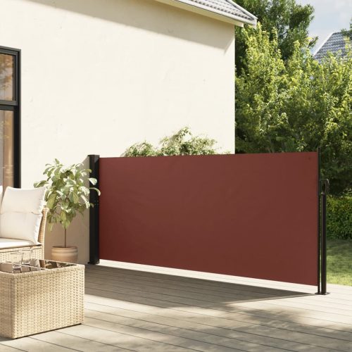 Tenda Da Sole Laterale Retrattile Marrone 140×300 cm