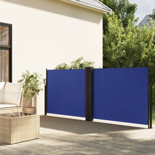 Tenda Da Sole Laterale Retrattile Blu 100×1000 cm