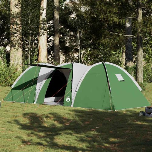 Tenda Da Campeggio A Cupola Per 8 Persone Verde Impermeabile