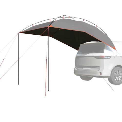 Tenda Da Campeggio Per Auto Grigio E Arancione Impermeabile