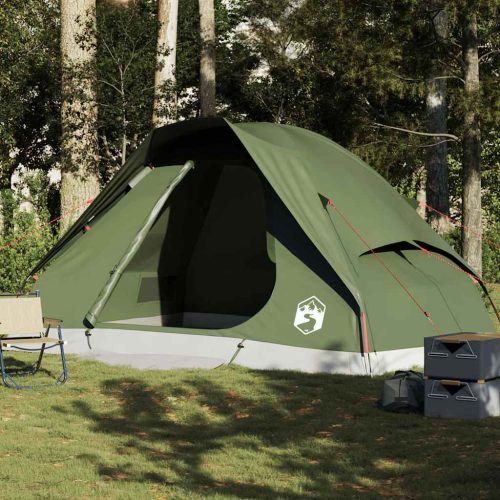 Tenda Familiare A Cupola 6 Persone Verde Oliva Impermeabile