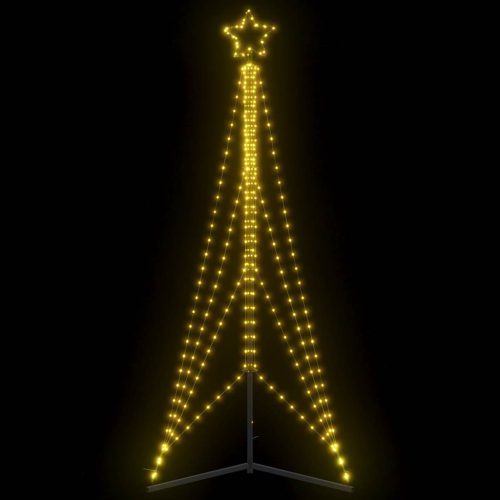 Albero Di Natale A Led 483 Led Bianco Caldo 240 cm