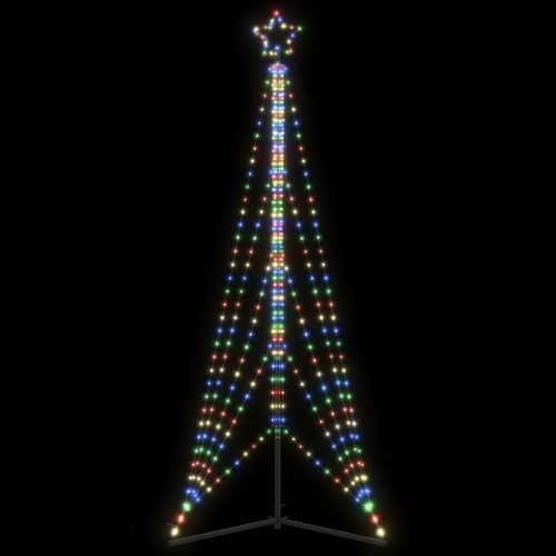 Albero Di Natale A Led 525 Led Colorato 302 cm