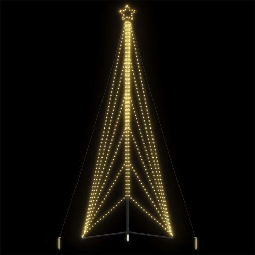 Albero Di Natale A Led 861 Led Bianco Caldo 478 cm