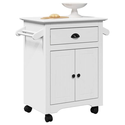 Carrello Da Cucina Bodo Bianco 72x45x80 cm