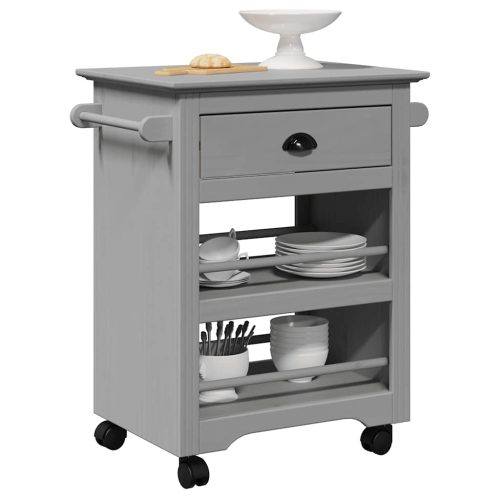 Carrello Da Cucina Bodo Grigio 67,5x45x80 cm