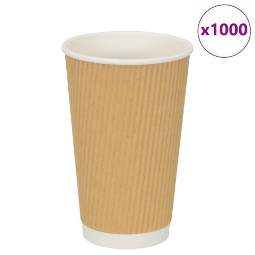 Bicchieri Da Caffè In Carta 500 Pz 16oz 400ml Marrone