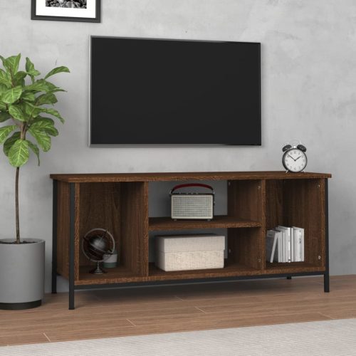 Mobile Tv Rovere Marrone 102x35x45 Cm In Legno Multistrato