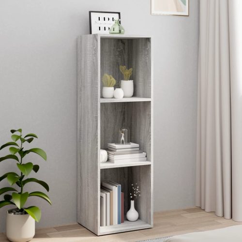 Libreria/mobile Tv Grigio Sonoma 36x30x114 Cm Legno Multistrato