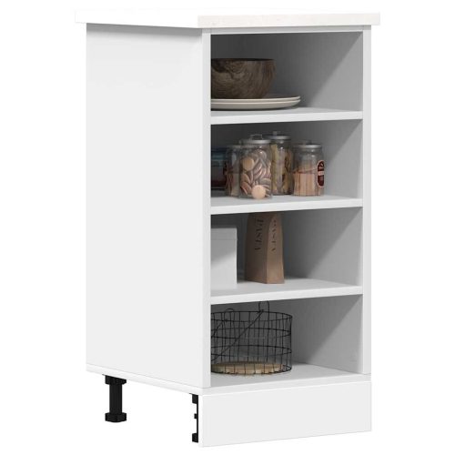 Armadio Inferiore Bianco 40×44,5×81,5 Cm In Legno Multistrato