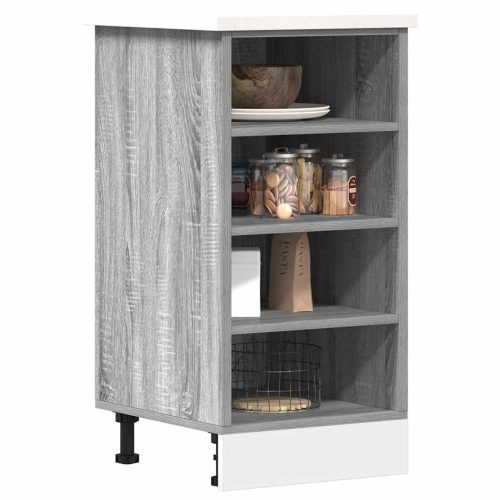 Armadio Inferiore Grigio Sonoma 40×44,5×81,5 Cm In Truciolato