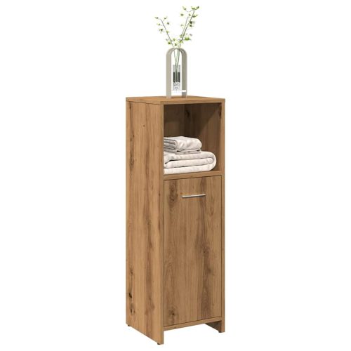 Armadietto Bagno Artigianale 30x30x95 Cm In Legno Multistrato