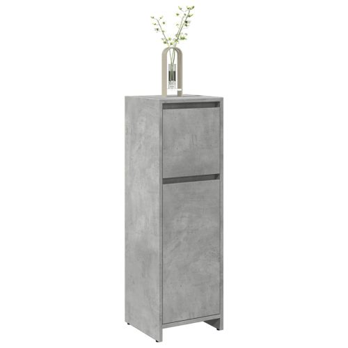 Mobile Da Bagno Grigio Cemento 30x30x95 Cm In Legno Multistrato