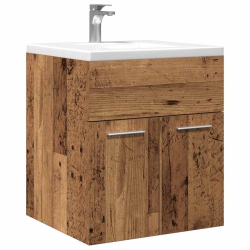 Mobile Da Bagno Legno Antico 41×38,5×46 Cm In Truciolato