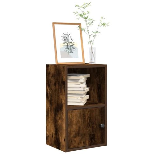 Libreria Rovere Fumo 31x24x52 Cm In Legno Multistrato