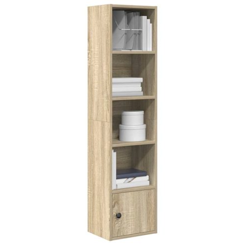 Libreria Rovere Sonoma 31x24x127 Cm In Legno Multistrato