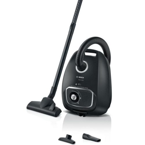 Bosch Serie 4 Bgb41ba1 – Aspirapolvere Con Sacco – Raggio D’azione 11 M – Capacità Sacco 4l – 75 Db – 700 W – Nero