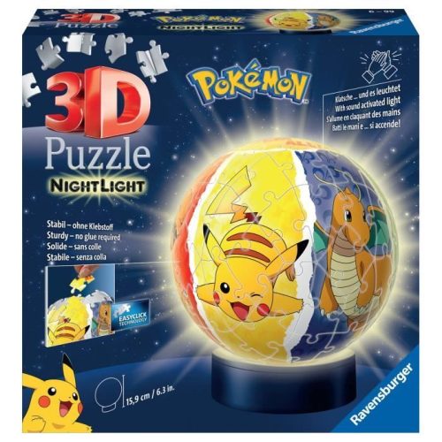 3d Puzzle Puzzle Pokémon 72p Malato