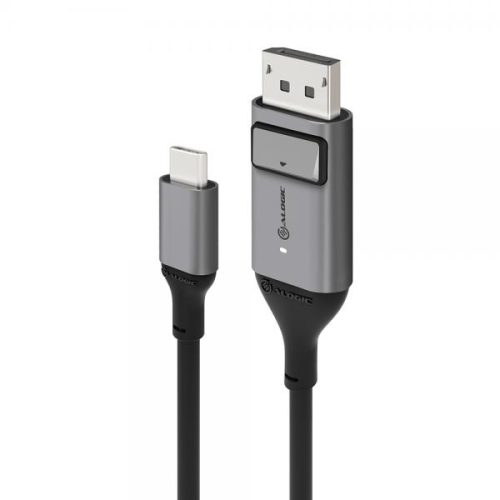 Alogic Ulcdp01-Sgr Cavo E Adattatore Video 1 M Displayport Usb C Nero, Grigio