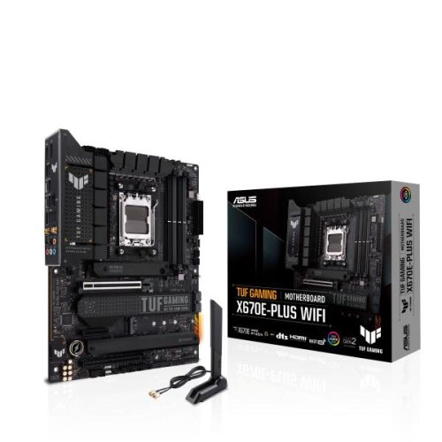 Scheda Madre Asus Tuf Gaming X670E-Plus Wifi Intel WI-Fi 6 Amd X670 Amd Am5 Lga 1700