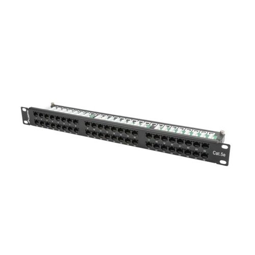 Patch Panel 48 Porte Utp Categoria 6 Lanberg Ppu5-1048-B