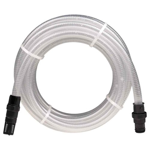 Tubo Aspirazione Con Connettori In Pvc Trasparente 1″ 10 M Pvc