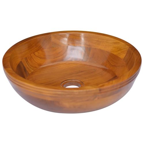 Lavabo In Legno Massello Di Teak F40x10 cm