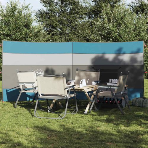 Frangivento Da Campeggio Blu 340×130 Cm Impermeabile