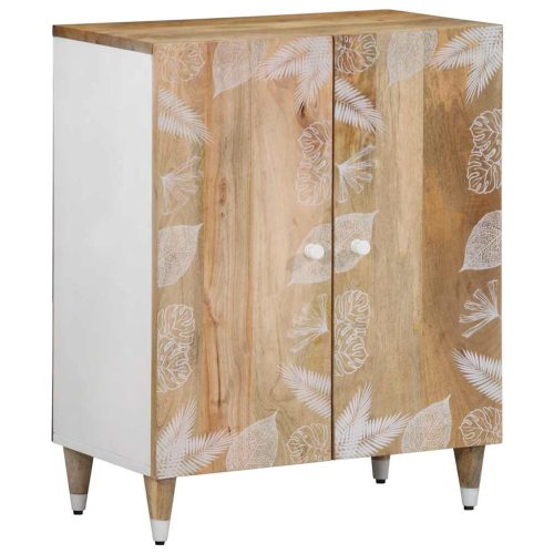 Credenza 60×33,5×75 Cm In Legno Massello Di Mango