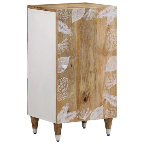 Credenza 40×33,5×75 Cm In Legno Massello Di Mango