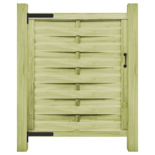 Cancello Da Giardino Legno Di Pino Impregnato 100×125 Cm Verde