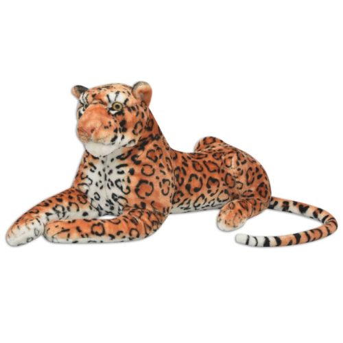 Giocattolo In Peluche Leopardo Marrone Xxl