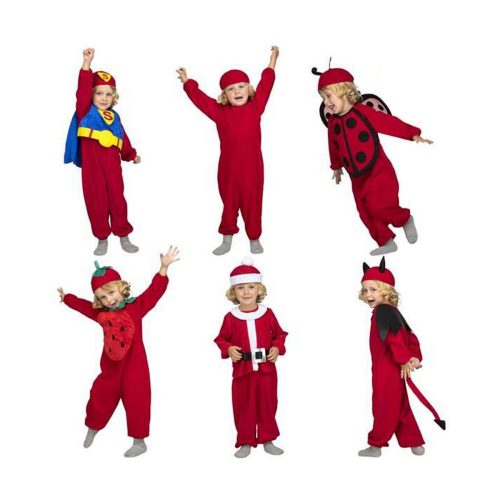 Costume Per Bambini My Other Me Quick ‘n’ Fun Rosso Nero Azzurro Taglia:1-2 Anni