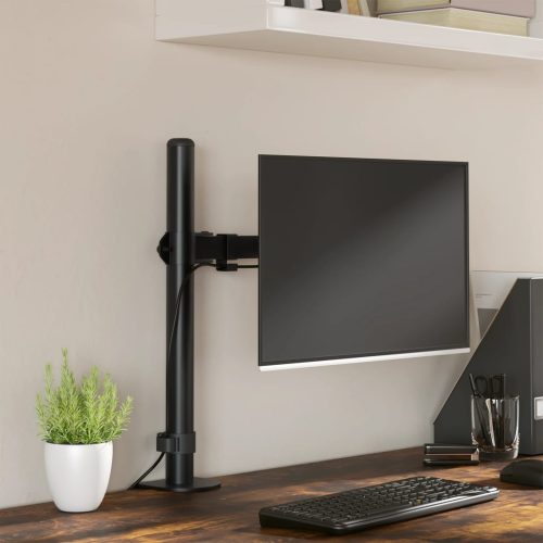 Supporto Per Monitor In Acciaio Nero Vesa 75/100 mm