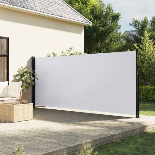 Tenda Da Sole Laterale Retrattile Bianco 180×500 cm