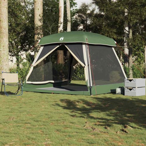 Tenda Familiare Cabina Per 6 Persone Verde Impermeabile