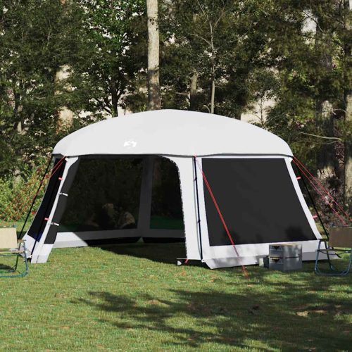 Tenda Da Piscina Con Patta Rimovibile&pareti In Rete 618×532 cm