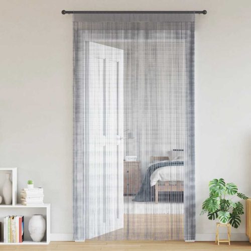 Tende A Filo 2 Pz Grigio Chiaro 100×250 cm