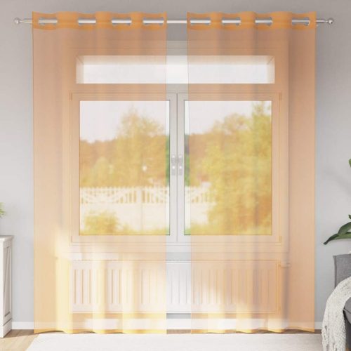 Tende In Voile Con Occhielli 2 Pz Terracotta